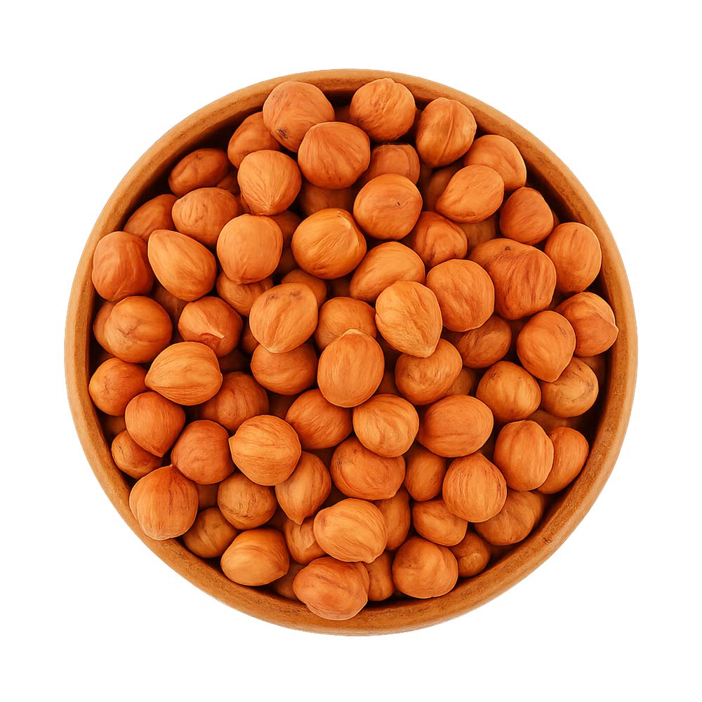 طبق بندق محمص Raw shelled hazelnut - Image 1